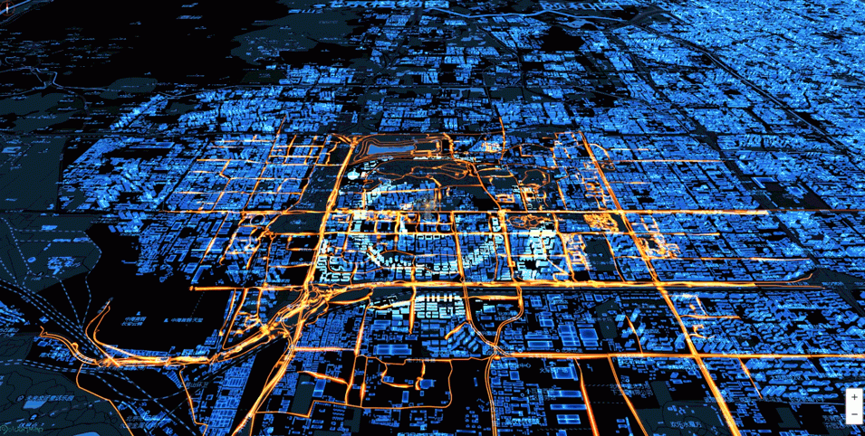 智慧城市三维动态可视化地图